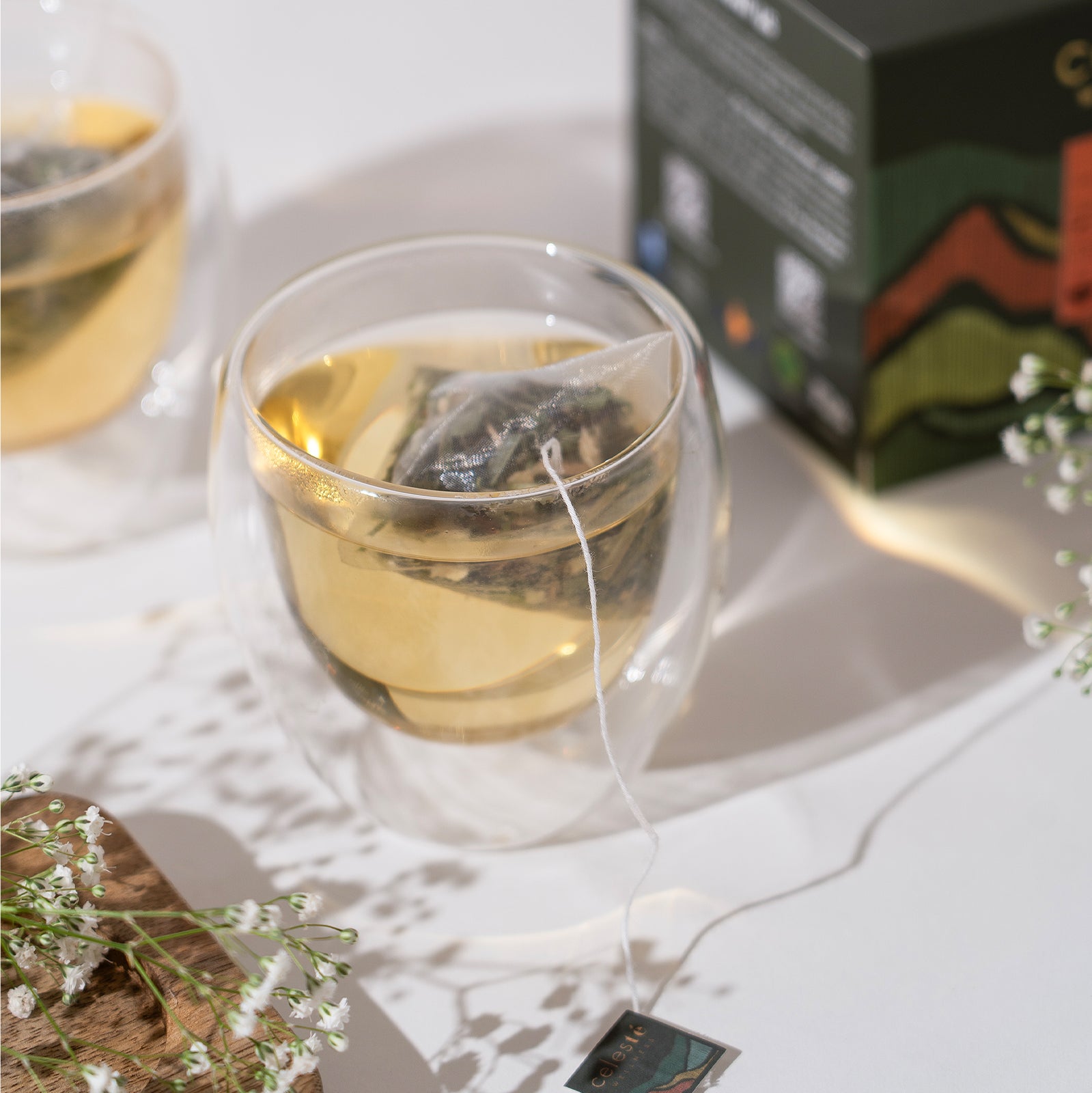 Ginger Mint Tea Bags | Digest Green Tea - 15 Count