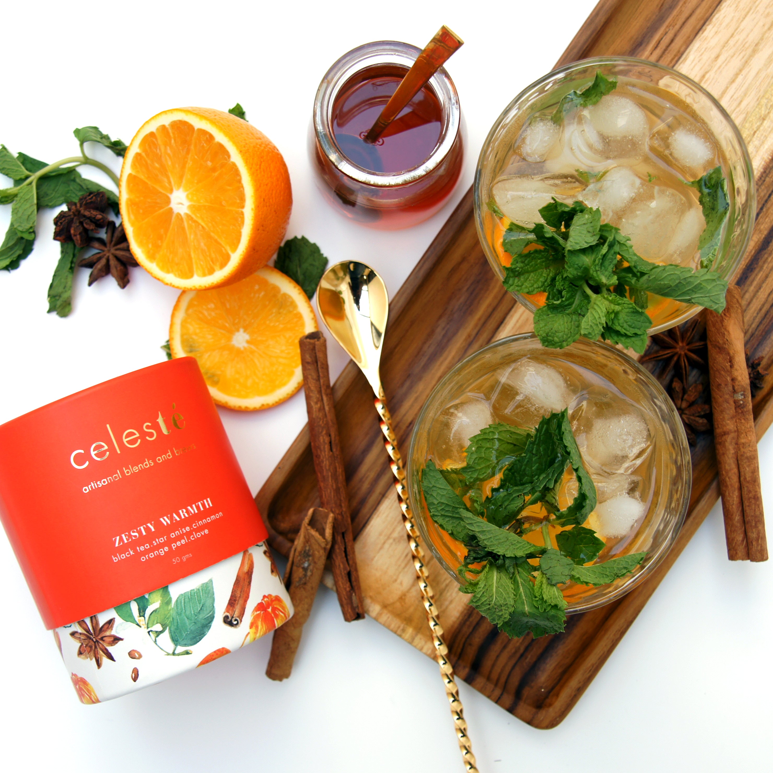 Orange Spice Tea | Zesty Warmth