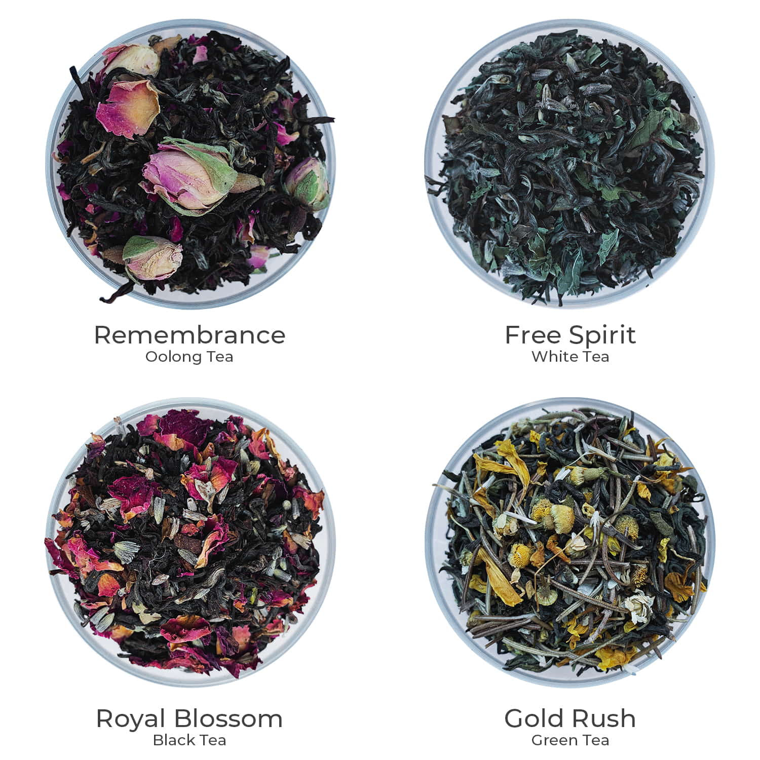 Floral Tea Selection (Pack of 4)