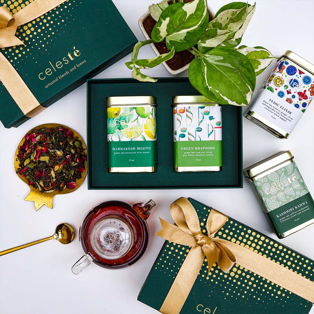 Artisanal Tea Gift Box - Set of 2